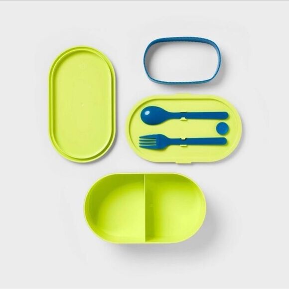 Tabitha Brown Bento Color Striped  Lunch Snack Eat Set - Picture 3 of 6